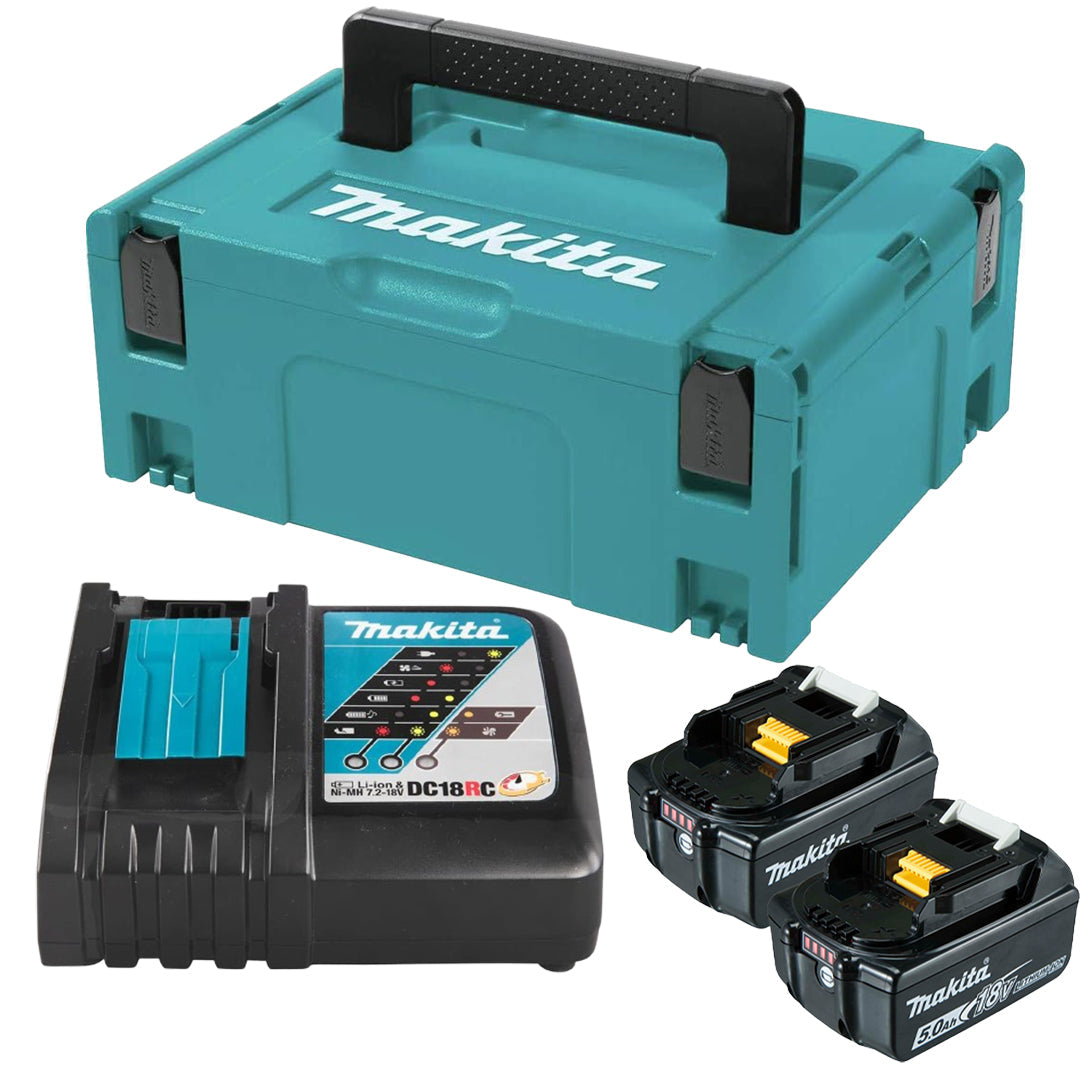 Makita 18V LXT Battery & Charger Bundle with Carry Case – Portable Power Kit
