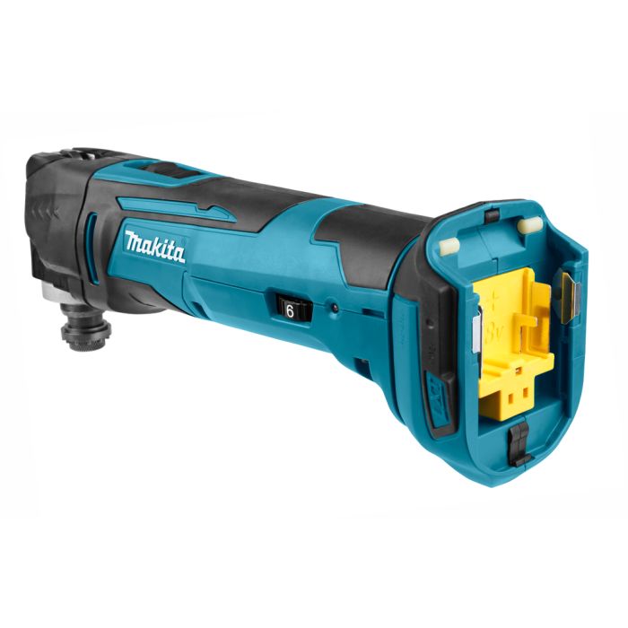 Makita DTM51Z 18V LXT Cordless Multi-Tool Kit – Blue, with 2x 5.0Ah Li-Ion Batteries & Charger