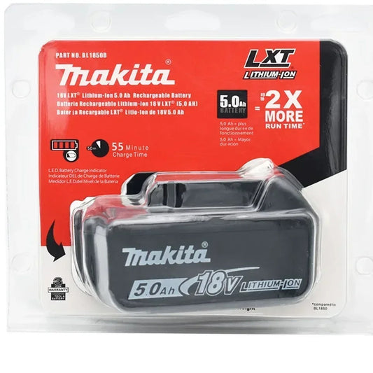 🔋 Makita 18V 5.0Ah Lithium-Ion Battery 2-Pack – ⚡ High-Capacity Power for LXT Tools (BL1860B, BL1860, BL1850 Compatible)